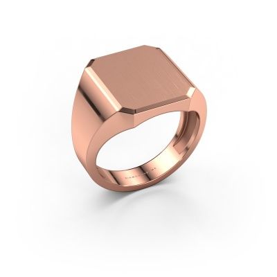Zegelring Abel 4 light 585 rosé goud