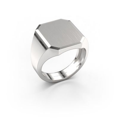 Siegelring Abel 5 light 585 Weißgold