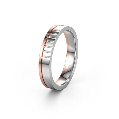 Wedding ring WH0332M14X 585 white gold ±0.16x0.06 in