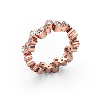 Ring Tessa 585 rose gold lab-grown diamond 0.945 crt