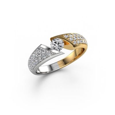 Verlobungsring Hojalien 3 585 Weißgold Lab-grown Diamant 0.73 crt