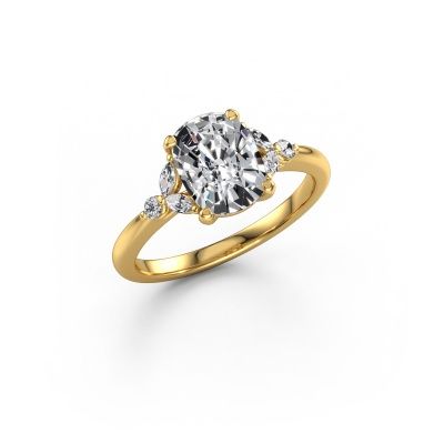 Engagement ring Megan CSH 585 gold lab grown diamond 2.15 crt