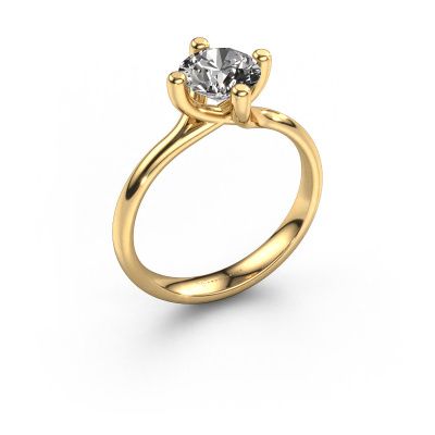 Engagement ring Dewi Round 585 gold diamond 1.00 crt