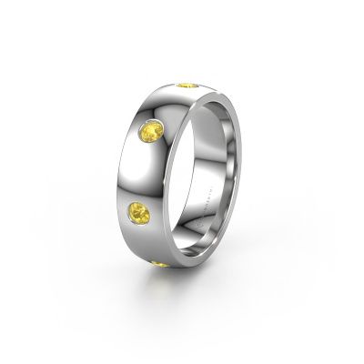 Alliance WH0105L26BP 950 platine saphir jaune ±6x2 mm