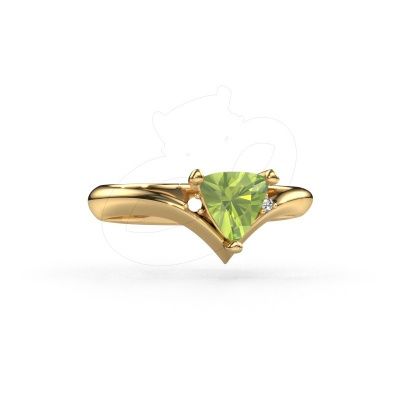 Ring Arlette 585 gold peridot 7 mm