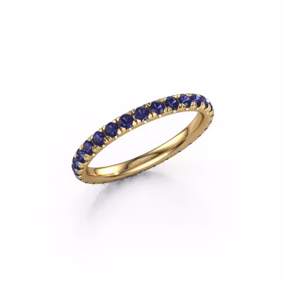 Stackable ring Jackie 2.0 585 gold sapphire 2 mm