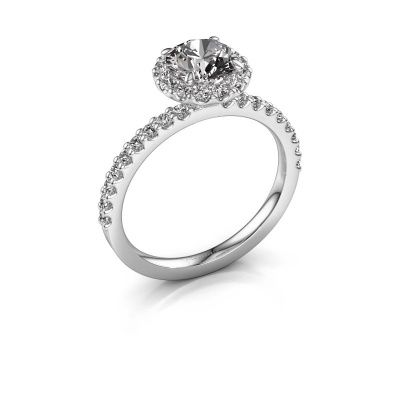 Engagement ring Miranda rnd 950 platinum diamond 1.54 crt