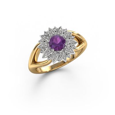 Ring Chasidy 1 585 gold amethyst 5 mm