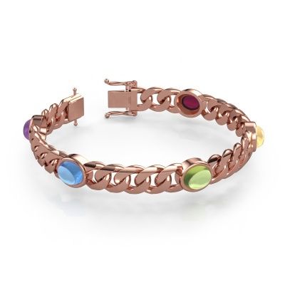 Link link bracelet Corinne 5 10mm 585 rose gold