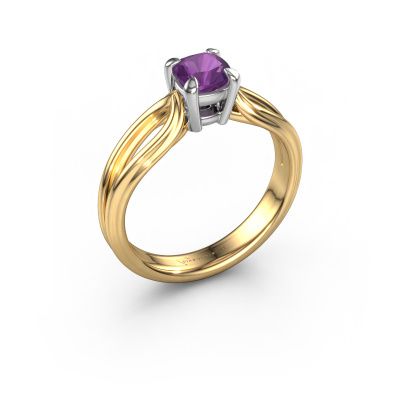 Engagement ring Antonia cus 1 585 gold amethyst 5 mm