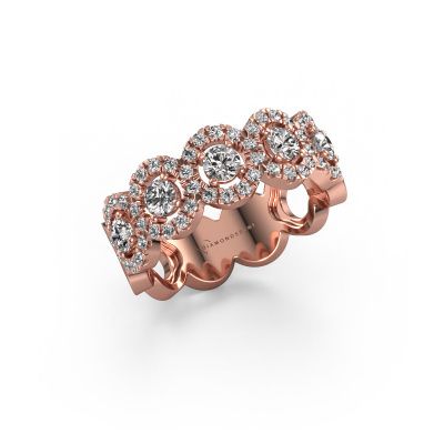 Ring Tanisha 585 Roségold Zirkonia 1.2 mm