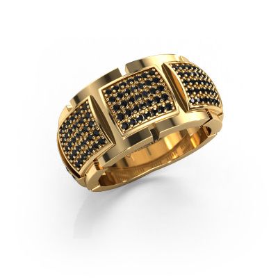 Ring Laura 585 gold black diamond 0.90 crt