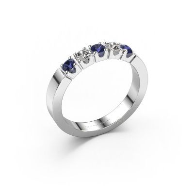 Ring Dana 5 585 white gold sapphire 3 mm