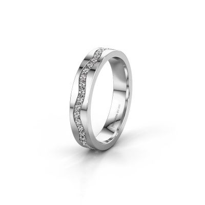 Wedding ring WH0803L14AP 950 platinum diamond 0.44 crt ±4x1.7 mm