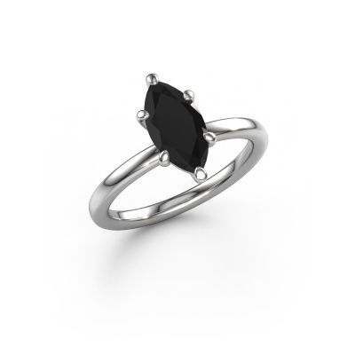 Verlobungsring Simone MRQ 1 950 Platin Schwarz Diamant 1.50 crt