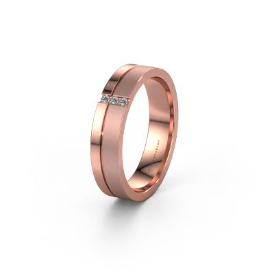 Ehering WH0157L14XPM 585 Roségold Diamant ±4x1.4 mm