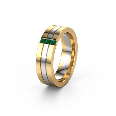 Ehering WH0428L16BP 585 Gold Smaragd ±6x2 mm