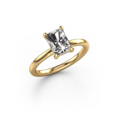 Engagement ring Simone RAD 2 585 gold lab grown diamond 1.57 crt