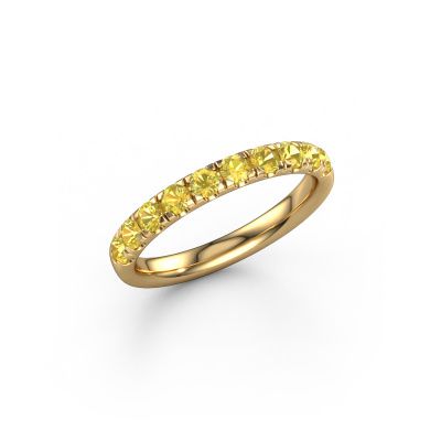Vorsteckring Jackie Half 585 Gold Gelb Saphir 2.4 mm