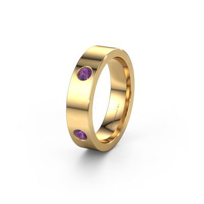 Ehering WH0104L15BP 585 Gold Amethyst 3 mm ±4x2 mm