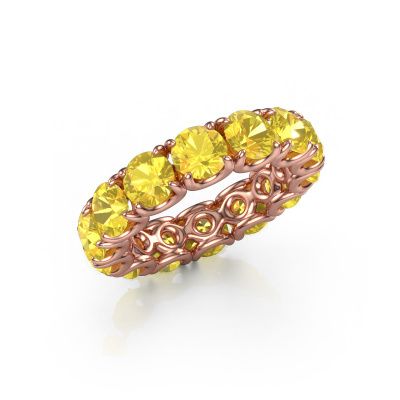 Ring Estee 5.0 585 Roségold Gelb Saphir 5 mm