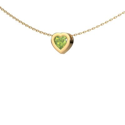 Pendant Tonja 585 gold peridot 5 mm