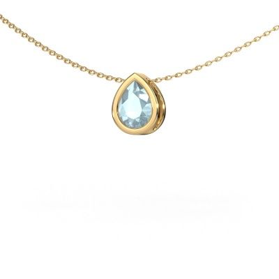 Pendant Lavon PER 585 gold aquamarine 8x6 mm