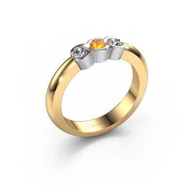 Ring Lotte 3 585 Gold Citrin 3 mm