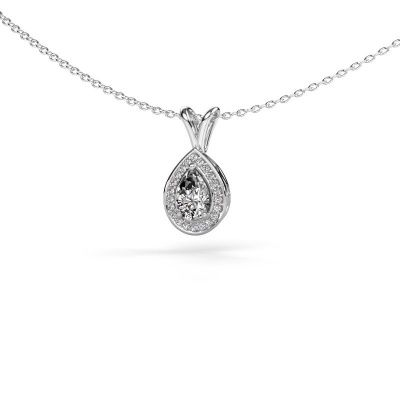 Collier Ginger 585 or blanc diamant 0.505 crt