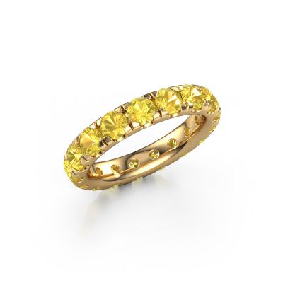Stackable ring Jackie 3.7 585 gold yellow sapphire 3.7 mm