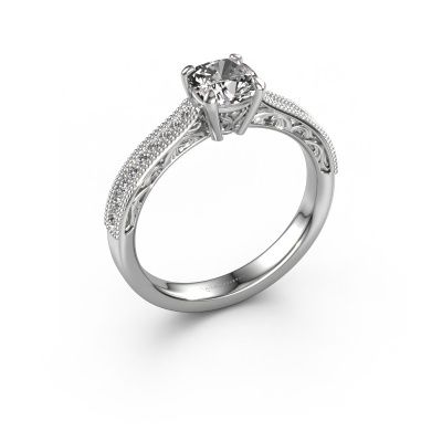 Bague de fiançailles Shonta CUS 950 platine diamant 1.134 crt