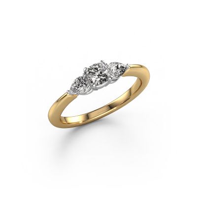 Engagement ring Chanou CUS 585 gold diamond 0.75 crt