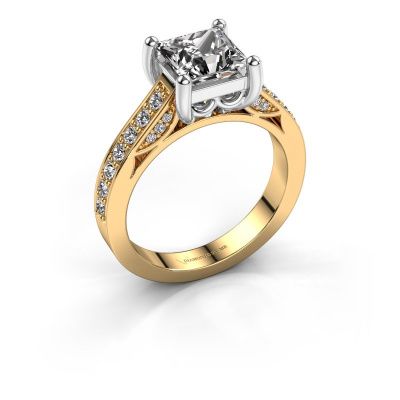 Verlovings ring Feline 585 goud diamant 1.70 crt