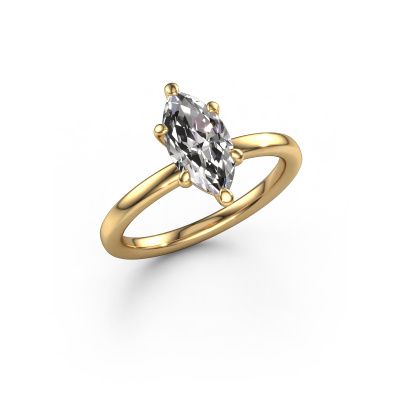 Engagement ring Simone MRQ 1 585 gold lab grown diamond 1.25 crt