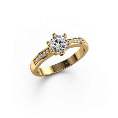 Engagement ring Luna 2 585 gold diamond 0.70 crt