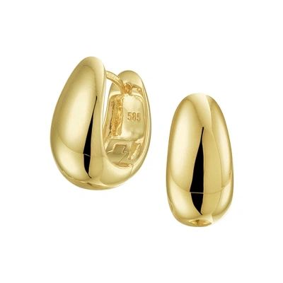 Hoop earrings Morgan 585 gold