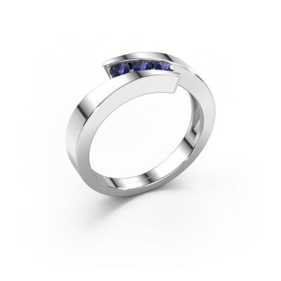 Ring Gracia 585 white gold sapphire 2.7 mm