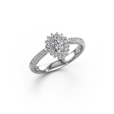 Verlobungsring Tilly per 2 585 Weißgold Lab-grown Diamant 0.45 crt