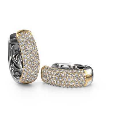 Hoop earrings Danika 12.5 B 585 gold diamond 2.307 crt