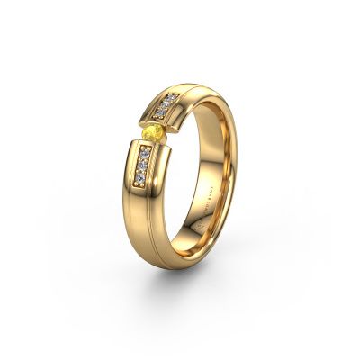 Wedding ring WH2128L26C 585 gold yellow sapphire ±0.20x0.08 in