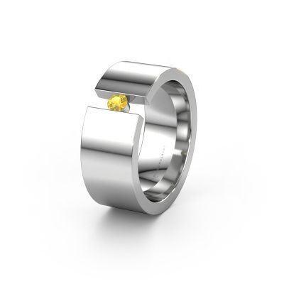 Alliance WH0146L18BP 950 platine saphir jaune ±8x2 mm
