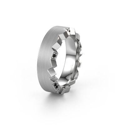 Alliance WH2058L17EM 585 or blanc diamant noir ±7x2.6 mm