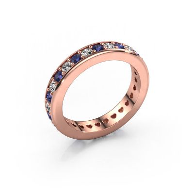 Vorsteckring Nienke 585 Roségold Saphir 2.2 mm