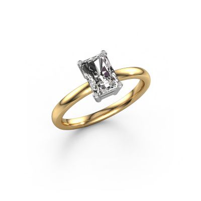 Engagement ring Denita 1 RAD 585 gold diamond 1.00 crt