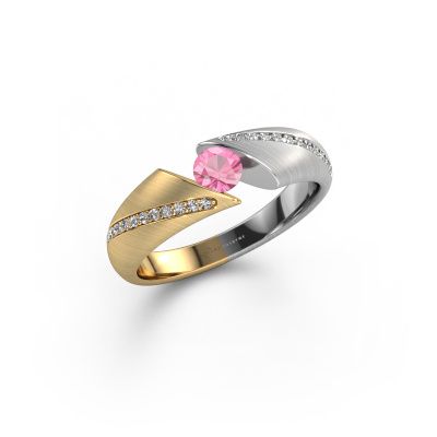 Ring Hojalien 2 585 Gold Pink Saphir 4.2 mm