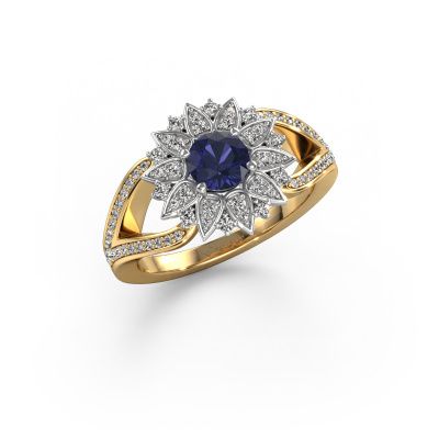 Ring Chasidy 2 585 gold sapphire 5 mm