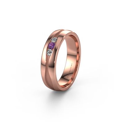 Ehering WH0172L25A 585 Roségold Amethyst ±5x1.7 mm