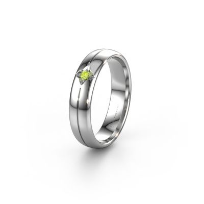 Ehering WH0221L35X 585 Weißgold Peridot ±5x1.5 mm