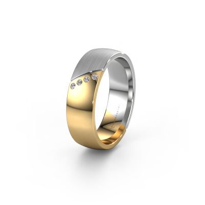 Ehering WH1201L26SAPM 585 Gold Lab-grown Diamant ±6x1.7 mm