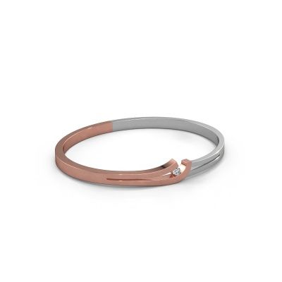 Bangle Yentl 585 rose gold diamond 0.10 crt